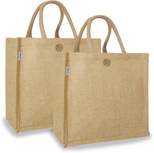 Earthbags SOLID COLOR BAGS WITH LOOP CLOSURE(PACK OF 2) Multipurpose Bag