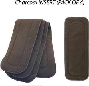 Alwaysup 5 Layer bamboo charcoal Inserts Liners Natures Cloth Diaper Liner