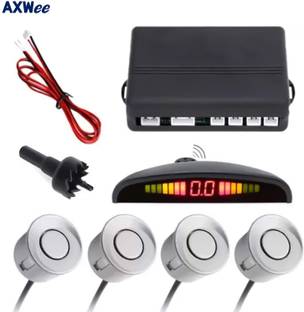 AXWee AX-SLV-S 55 Car Reverse Parking Sensor with LED Display, Buzzer and Ultrasonic Reverse Parking Auto Radar Detectors Parking Sensor