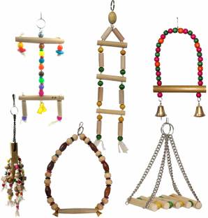 Jainsons Pet Products Wooden Chew Toy, Fetch Toy, Training Aid, Perch, Stick For Bird