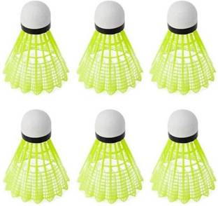 AT Enterprises PRACTICE SHUTTLE COCK (PACK OF 10) Plastic Shuttle  - Green