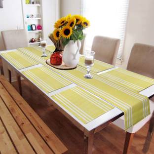 HOKiPO Yellow Organic Cotton Table Linen Set