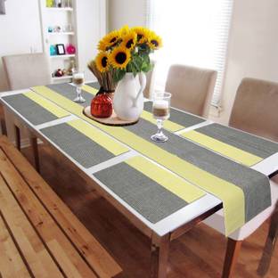 HOKiPO Yellow Organic Cotton Table Linen Set