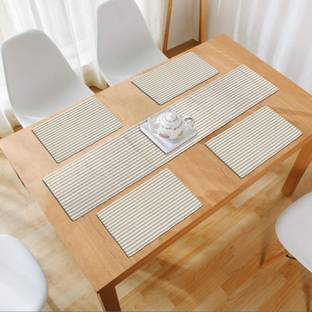 HOKiPO Brown Organic Cotton Table Linen Set