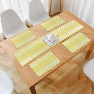 HOKiPO Yellow Organic Cotton Table Linen Set