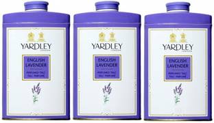 Yardley London English Lavender Perfumed Talc (Pack of 3)