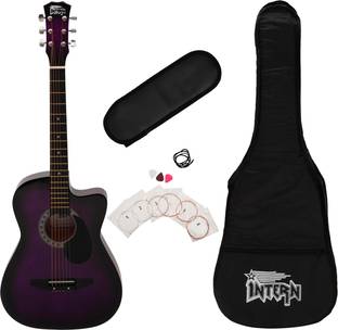 intern INT-38C-VT-G Acoustic Guitar Linden Wood Linden Wood Right Hand Orientation