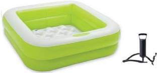 Zooglu Bath Tub 3 Feet Inflatable with Air Pump for Kids Inflatable Swimming Pool