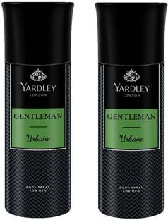 यार्डले लंडन Gentleman Urban Body Spray For Men 150ML Each (Pack of 2) डिओडोरेंट स्प्रे  -  पुरुषों के लिए