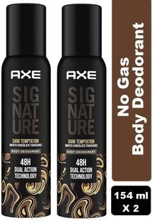 AXE Signature Dark Temptation No Gas Body Deodorant For Men Body Spray  -  For Men