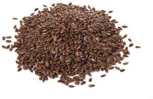 ORGANIC NATURE Roasted Flax Seeds ALSI Salted Pack of 900 Gram Brown Flax Seeds