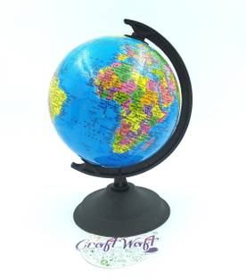 CRAFTWAFT Academy 5 Inch Political Globe Printed in Bengali Desk & Table Top Political World Globe