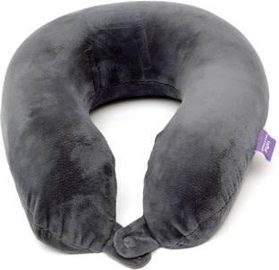 VIAGGI MEMORY FOAM TRAVEL PILLOW - GREY Neck Pillow