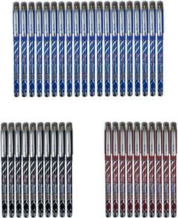 Rorito FANTA FLO FANTAFLO BALL PEN BLUE 20 BLACK 10 RED 10 PACK OF 40 PEN 1 MM TIP Ball Pen