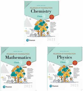 Pearson IIT Foundation Maths Class 9 By Pearson,Pearson IIT Foundation Physics Class 9 By Pearson And Pearson IIT Foundation Chemistry Class 9 By Pearson