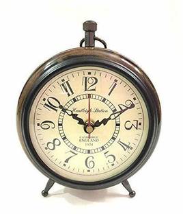 Antiquity Analog Black Clock