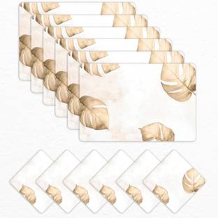 Matworks by Bathla Rectangular Pack of 6 Table Placemat