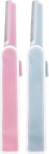 MINISO Safe Retractable eyebrow Razor, Brow shaver Trimmer, 2 pieces, Women