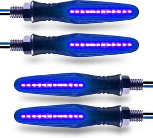 Autofledge Front, Rear, Side LED Indicator Light for Bajaj, Bullet, Datsun, Hero, Honda, KTM, Kawasaki, Royal Enfield, TVS, Universal For Bike, Yamaha 3 Series, 4 Series, 5 Series, 6 Series