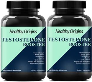 Healthy Origins Testo Prime Testosterone Booster, Safe & Effective with Tribulus (Pack Of 2) Pro