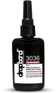 drop bond UV Glue(3036) Glass & Acrylic with metal pasting, T-Joints Applications Ultra Voilet Glue Adhesive