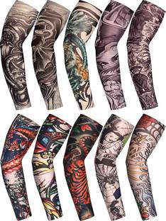 THE BEGED Cotton, Nylon Arm Sleeve For Men & Women With Tattoo