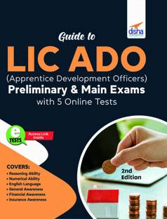 Guide to Lic ADO (Apprentice Development Officers) Preliminary & Main Exams with 5 Online Tests