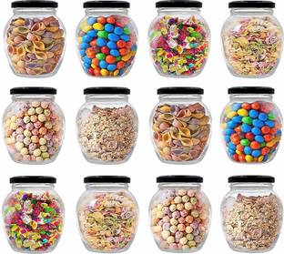 Adhunyk Glass Grocery Container  - 400 ml