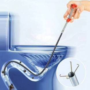 Triangle Ant Drainage Block Remover Drain Snake Spring Pipe Dredging Tools Multifunctional Cleaning Claw Pipe Cleaners (90 Cm) Multi-purpose Plunger
