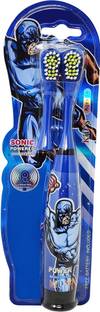 Parteet Kids Cartoon Printed Extra Soft Electric Battery Powered Toothbrush For Boy Kids(1Pc) Electric Toothbrush
