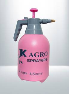 Jk Agro 2-LITER GARDEN HAND SPRAYER PREMIUM QUALITY (Pink) With HEAVY HEAD AND TANK | MADE IN INDIA 2 L Hand Held Sprayer