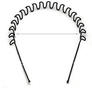 Sanskruti Online UNISEX WAVY HAIR RING Hair Band
