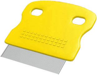 AlexVyan Yellow Small Teeth Lice Comb Close teeth Safest way for Humans & Pets