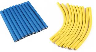 Sister Hair Flexi Rods | PACK OF 20 | Curlers | Flexible Rods Set | Bendy rollers | For Girls Women Ladies Kids | Soft Foam Twist-Flex rods | For Short, Medium, Long hair Curls | Hair Curler