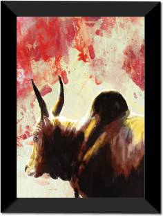 Jallikattu Bull Wall Poster/Frame Fine Art Print
