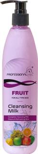 PROFESSIONAL FEEL Mix Fruit Cleansing Milk (Smooth Soft & Clean Skin) Brightening Skin cleanser Face Wash
