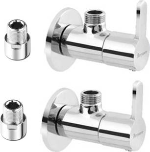 Parryware Cute Angle Valve with C P nipple 1 inch set of 2 Angle Cock Faucet