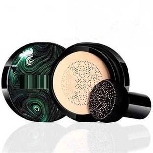 Trendy Trotters Sunis BB Cream Air Cushion Foundation Korean Mushroom Head CC Cream Concealer Whitening Cosmetic Waterproof Brighten Face Base Tone Foundation (lvory White) Foundation