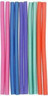 Kriti Soft Stick Self Holding Roller Women And Girls Pack Of 10 Hair Curler (Blue) Hair Curler