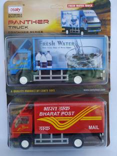 centy FRESH WATER TRUCK & BHARAT POST TRUCK COMBO PACK OF2