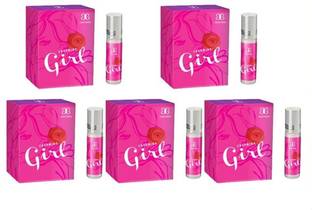 AROCHEM CHARMING GIRL Attar long lasting fragrance No Alcohol Pure Perfume Herbal Attar (Set of 5) (6ml Each) Herbal Attar