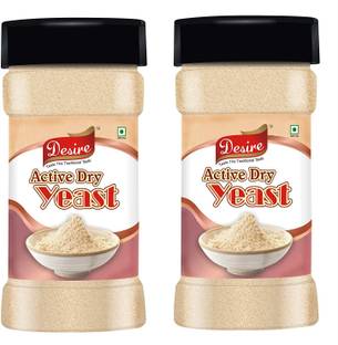 Desire Foods Baker's Active Dry Yeast 140 Gram (Pack of 2) Yeast Powder