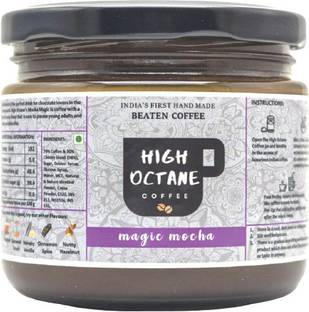 High Octane Magic Mocha - Make Frothy Pheti Hui Chocolate Coffee At Home ! Just Add Milk | Cafe Like Creamy and Rich Flavoured Cappuccino in Seconds | Magic Mocha Beaten Instant Coffee Paste Instant Coffee