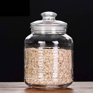 TXRAONI Glass Jar Pickle Jar Storage Container, Air Tight ( Barani Container Storage {2300-ml} )  - 2300 ml काँच अचार की बरनी