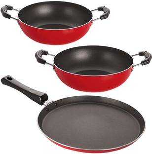 NIRLON FT13_KD10_KD11 Non-Stick Coated Cookware Set