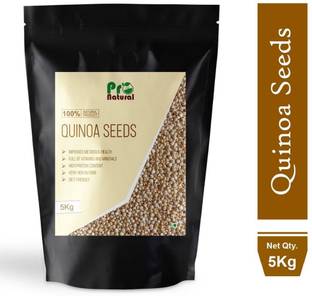 Pronatural 5Kg Premium Quality Quinoa Seeds / Seed for Weight Loss, High in Proteins & Calcium Quinoa