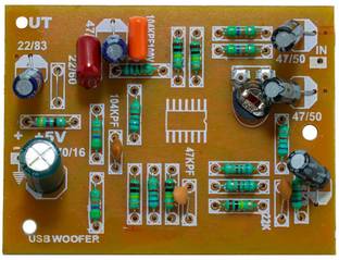 Ovicart Sub Woofer Pre Low Pass Filter Board 5v Electronic Components Electronic Hobby Kit
