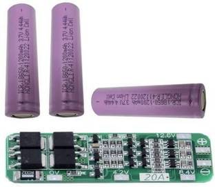 Cam cart BMS Protection Board 3S 20A 11.1V 12.6V With 3* 18650 Li-Ion Lithium 1200 mAH Battery Combo Electronic Components Electronic Hobby Kit Educational Electronic Hobby Kit