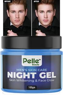 Pelle Beauty Men's Night Gel _ for all skin types _ Dead Skin Removal _For Men _100gm