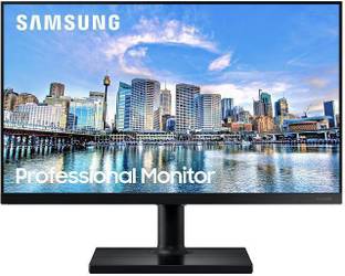 Samsung 60.96 cm (24 inch) Full HD LED Backlit IPS Panel Monitor (LF24T450FQWX ( Full HD LED Backlit IPS Panel with HDMI & D Port, USB Port Hub, Pivot., Bezel-less, Audio out, height Adjustment, 75 Hz Refresh Rate ,Response Time 5 ms , AMD Free Sync ,Low Blue Light Technology))